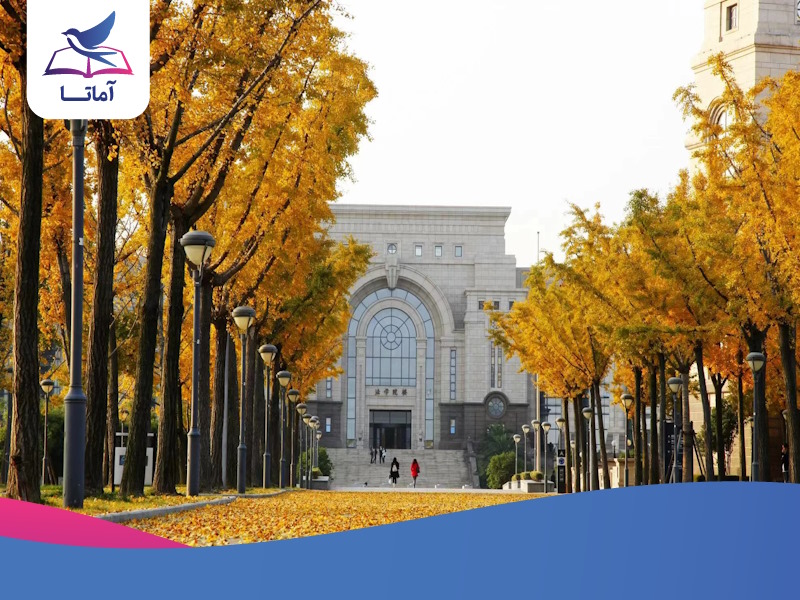 محوطه دانشگاه فودان در چین